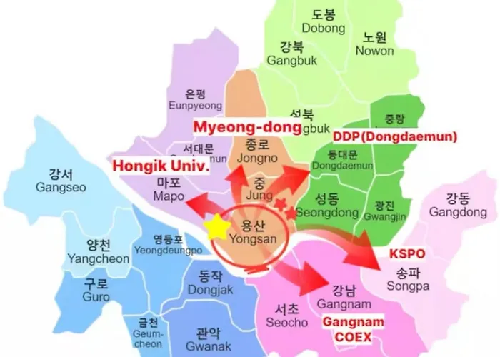 Horus House 신규오픈할인중, 해방촌, 이태원, 남산, 명동, 경리단길, 종로 10분거리 아파트